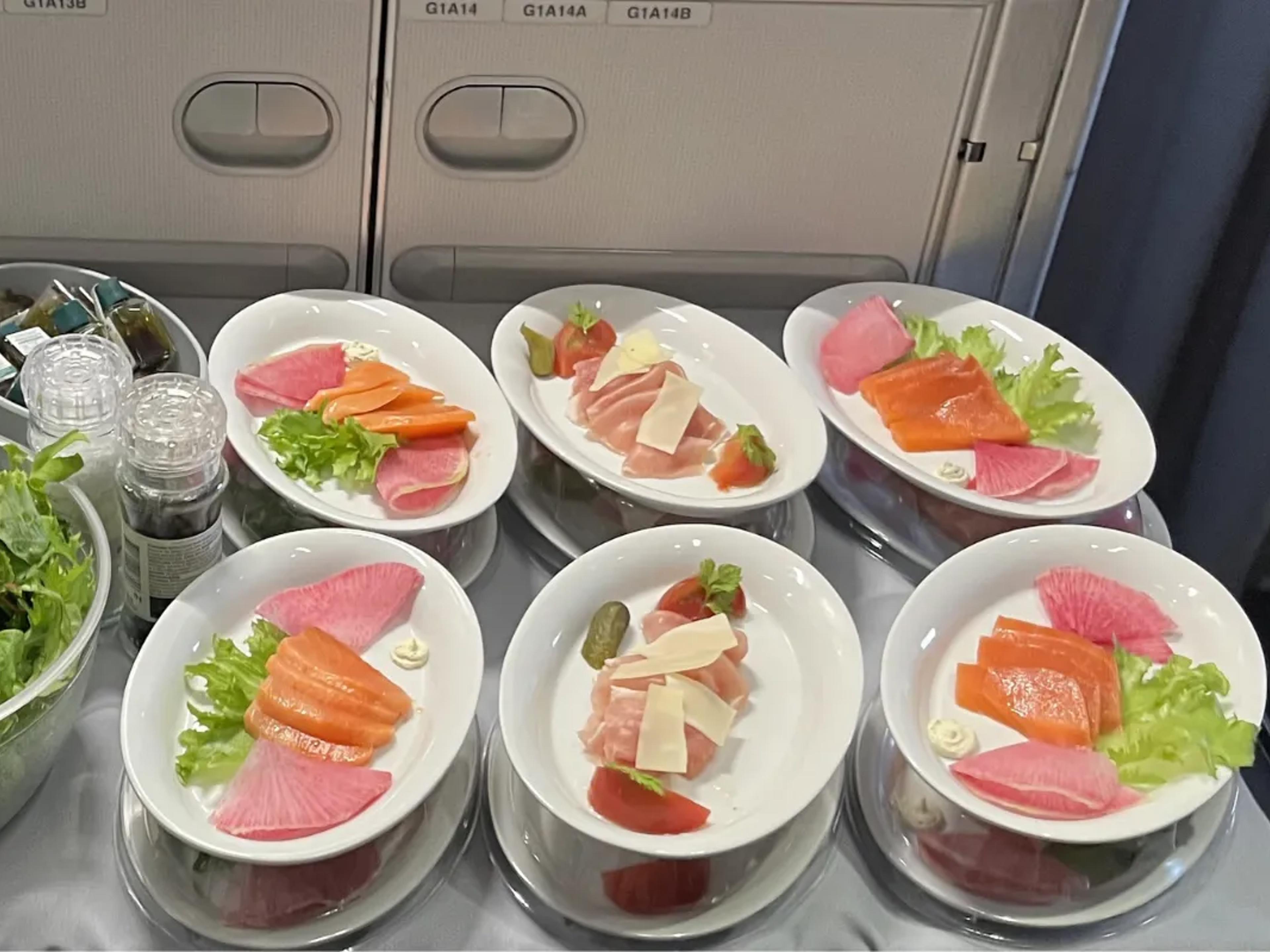 Anretninger på Business Class på SAS' Airbus A350.